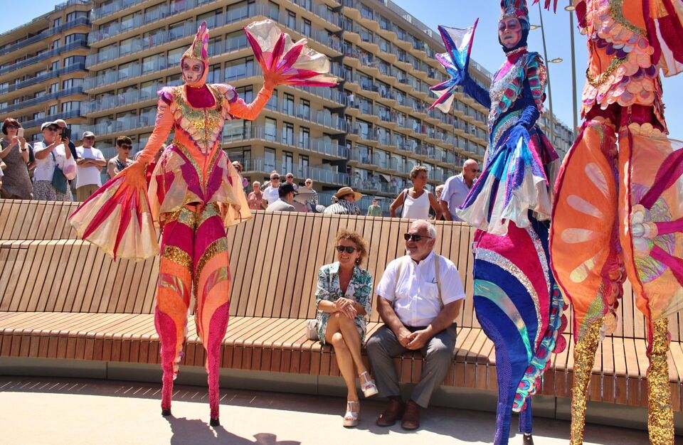 La Nouvelle Digue De Mer Inaugur E Westende Vrt Nws Le Site D