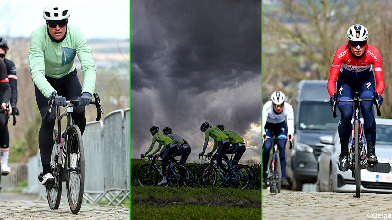 Gespot Op Het Parcours Van De Ronde Van Vlaanderen Vollering Mohoric