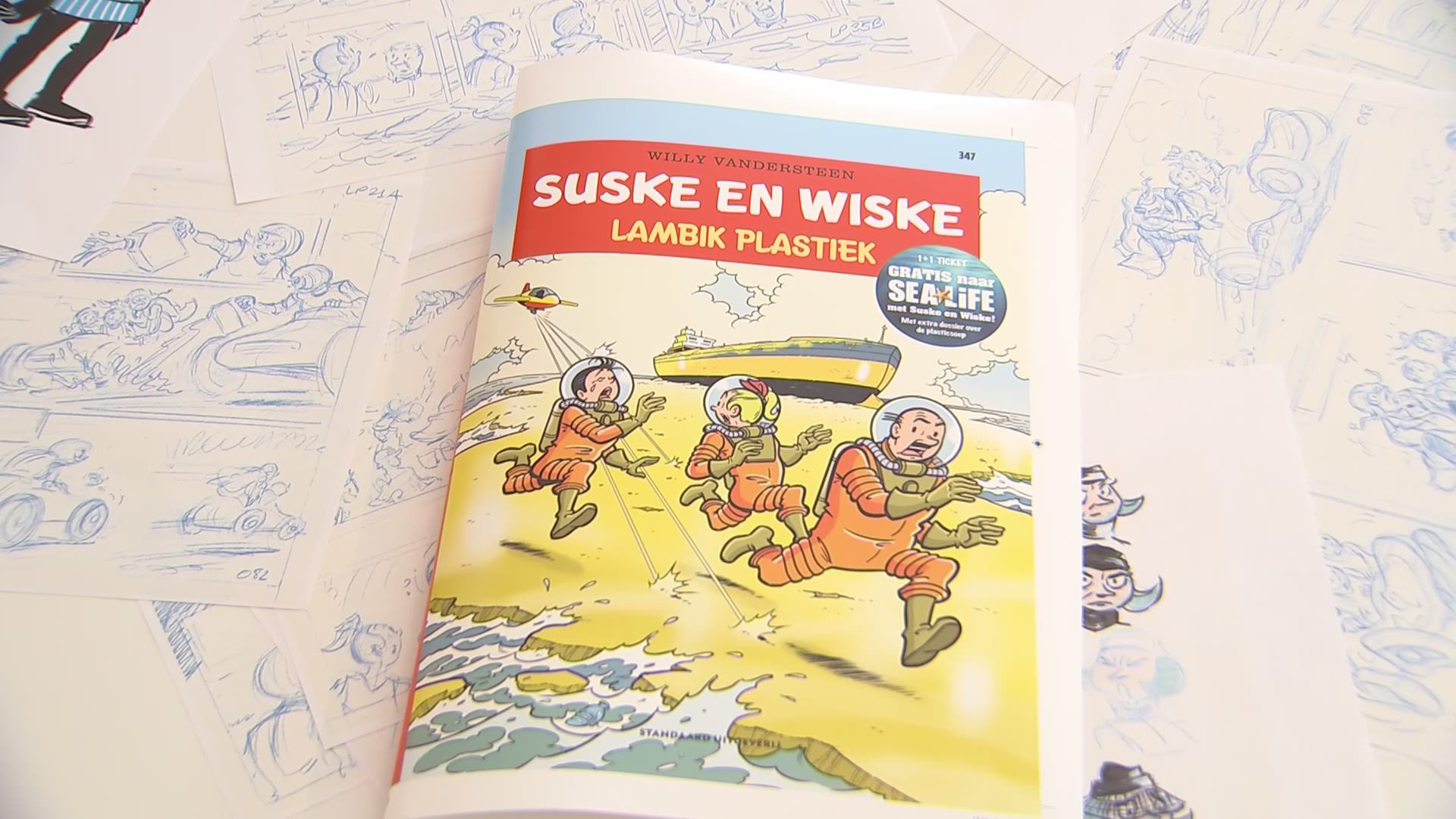 “Lambik Plastiek”: Suske en Wiske ruimen de zee op | VRT NWS: nieuws