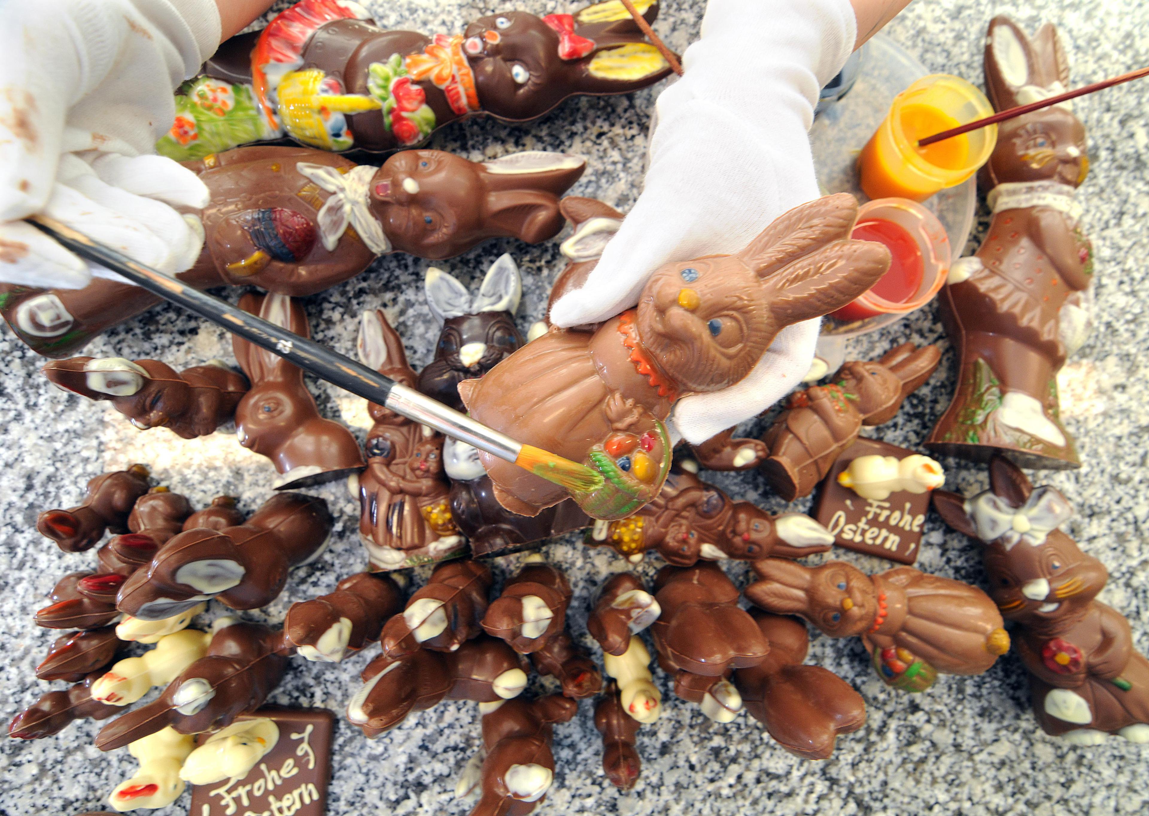 Wat hebben die paashaas en die chocolade eieren in godsnaam te maken