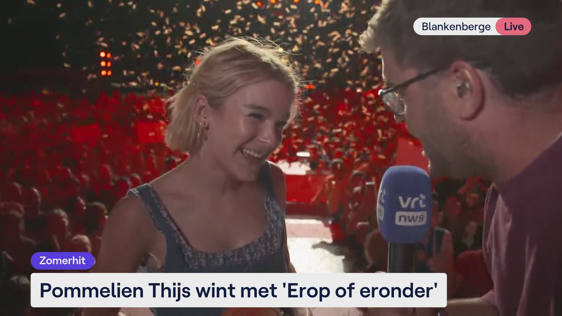 Pommelien Thijs Wint Zomerhit 2023 Met "Erop Of Eronder": "Ik Geef ...