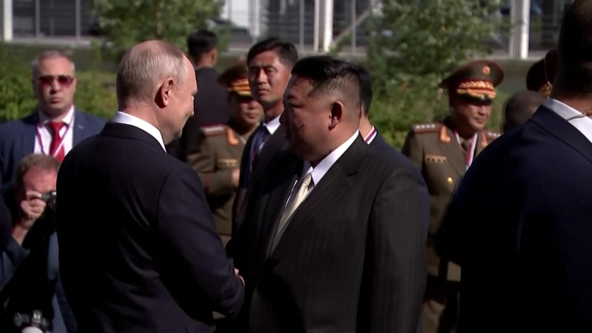 Noord-Koreaanse leider Kim Jong-un steunt Poetins "heilige oorlog tegen
