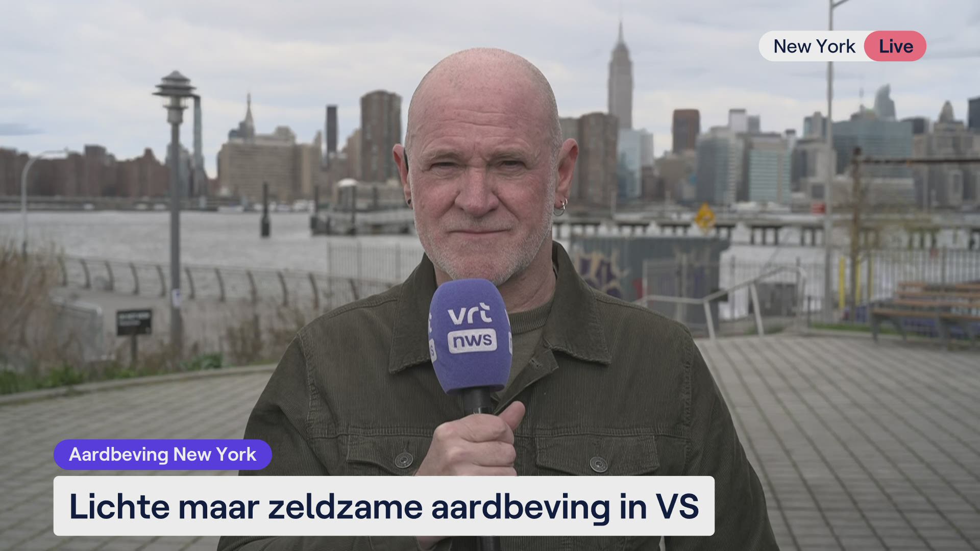 Stad New York Getroffen Door Aardbeving Met Kracht Van 4.8 | VRT NWS ...