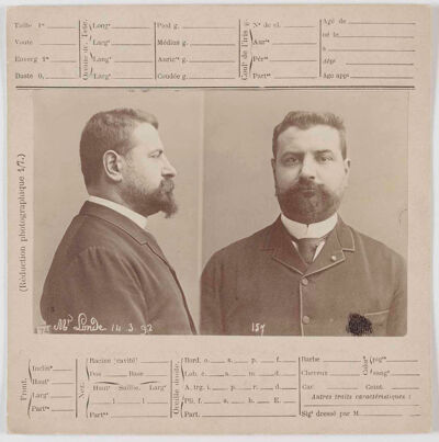 Albert Londe door Bertillon