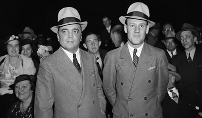 Hoover (links) en Clyde Tolson (rechts)