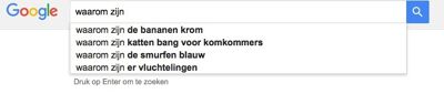 Waarom. Eerste wereld existentiële vragen