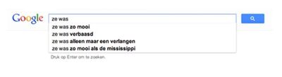 Google in een poëtische bui