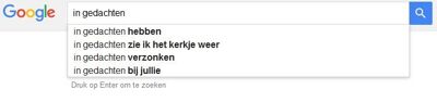 In gedachten