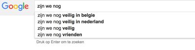 (Zijn we nog)