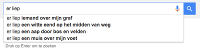 Er liep