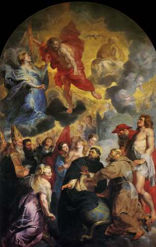 'Het groot visioen van de Heilige Dominicus', Musée des Beaux-Arts de Lyon