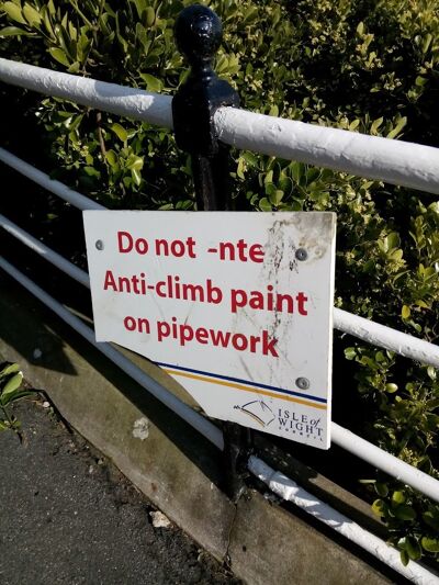 Anti-Climbing