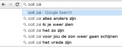 Ooit zal