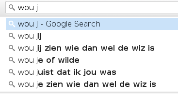 Wou jij