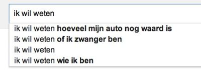 Ik wil weten