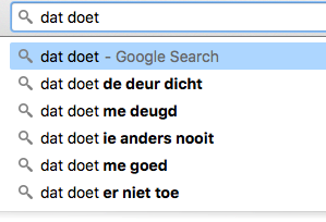 Dat doet