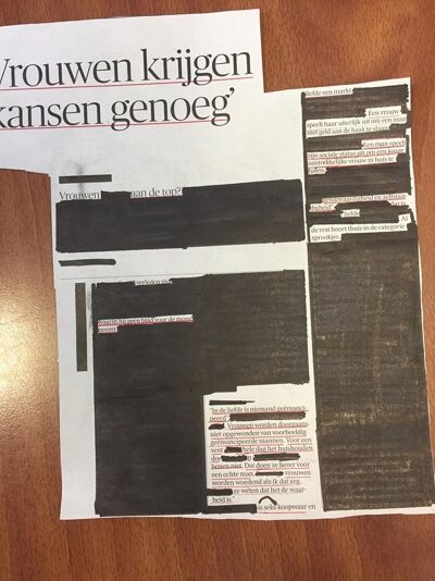 Vrouwen krijgen kansen genoeg