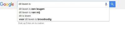 Dit leven is...