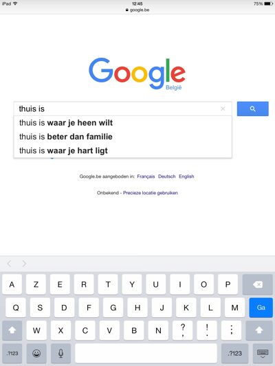 Thuis of familie?