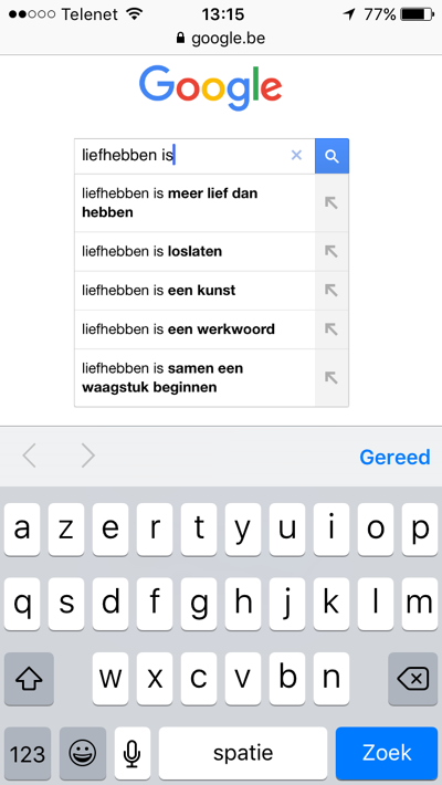 Liefhebben is