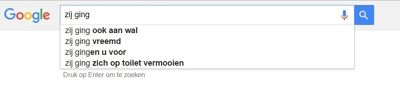 Zij ging