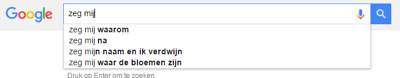Zeg mij