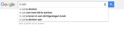 Ik zat te denken