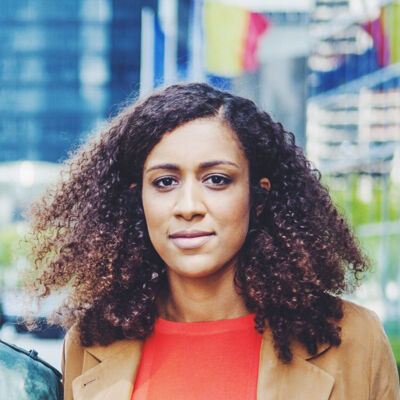 Reporter Karine Claassen