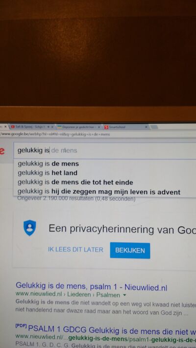 Gelukkig is