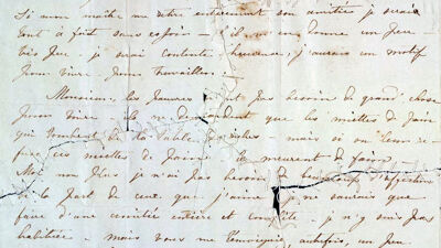 Brief van Charlotte Brontë aan Constantin Heger.
