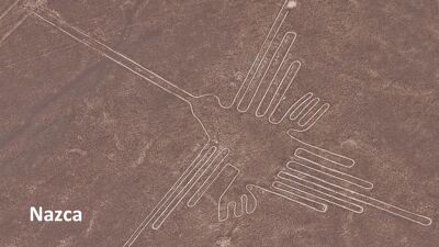 De kolibri van Nazca (Peru)