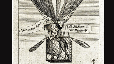 Cartoon over Lunardi als 'Italian lover'