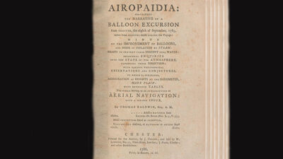 Titelpagina van 'Airopaidia', 1786