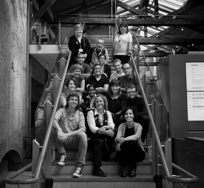 De medewerkers van het red Star Line Museum