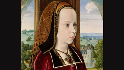 Meester van Moulins: Margaretha als jong meisje