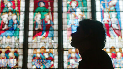 Dimitri in de kathedraal van Chartres