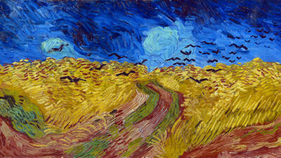 Vincent Van Gogh: Korenveld met kraaien (1890)