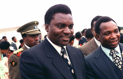 Juvénal Habyarimana in 1980.