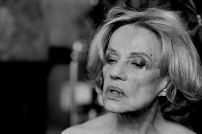 Jeanne Moreau, Paris, 2003. Vanity Fair