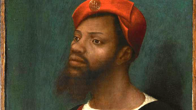 Jan Mostaert, Portret van een Afrikaanse man