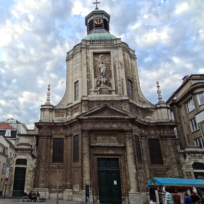 Finistèrekerk in de Nieuwstraat te Brussel
