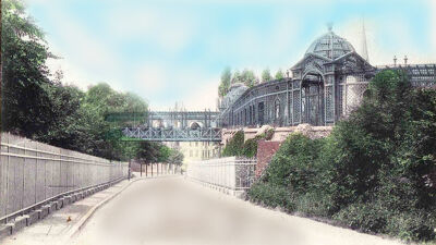 Passerelle naar het liefdesnestje van Leopold II