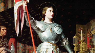 Jean-Aug.-Dom. Ingres: Jeanne d'Arc (1854)