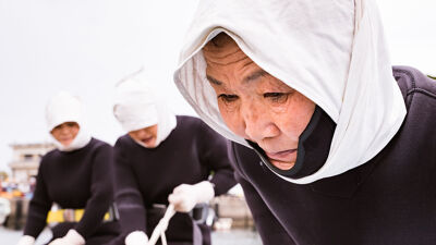 Japanse Ama-duiksters