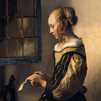 Vermeer: Brieflezend meisje