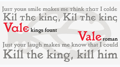 Twee lettertypes van Charles Ricketts