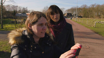 Katrien en Monique