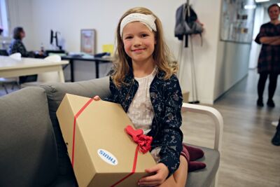 Uiteraard lieten we Marie niet gaan zonder cadeautje!
