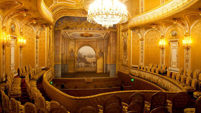 Theater van Fontainebleau, een werk van dezelfde architect Lefuel