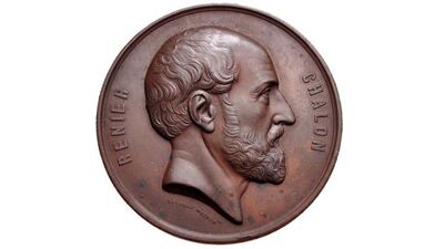 Medaillon met portret van Renier Chalon (1873)